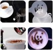 Coffee Pattern Stencils Plastic Barista Stencils Cappuccino Decorating Tool Barware Decorative Stencils Tool