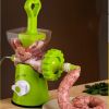 Meat Mincer Manual Meat Grinder Hand-Cranked Suction Base for Home Kitchen Grind Meat Sausage Cookies Vegetables