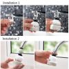 Kitchen Sink Faucet Sprayer 360° Rotating Water Tap Nozzle Filter Aerator Adjustable Faucet Head Pressurized Booster Attachment