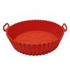 1/2pcs Air Fryer Silicone Pot; Reusable Air Fryer Liners; Silicone Air Fryer Basket; Food Safe Air Fryer Accessories