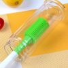 Silicone Cleaning Bottle Brush Silica Gel Cleaning Brush Bottle Cup Cleaning Brush for Glass Cup Thermos Coffee Mug Long Handle Dishwashing Tool