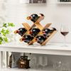 Kitchen Natural Bamboo Products Wine Rack Display Storage Holder  Shelf